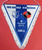 Fanion de protocol-oficial - meci fotbal FARUL CONSTANTA - FK CSIKSZEREDA (sezonul 2025-2026 - etapa 15)