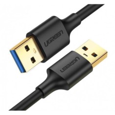 CABLU USB Ugreen pt. PC sau alte device-uri, &quot;US128&quot; USB 3.0 (T) la USB 3.0 (T), 2m, negru, &quot;10371&quot; (timbru verde 0.08 lei) - 6957303813711