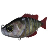 Vobler Biwaa Seven Section S5, 13cm, 34gr, Culoare 02 Real Perch, Corp Segmentat 7 Sectiuni, Swimbait