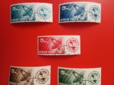 TOGO, SPACE - SERIE COMPLETĂ ŞTAMPILATĂ CU URME SLABE DE ŞARNIERĂ