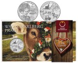 AUSTRIA 2013 - 10 Euro &ndash; Vorarlberg - Argint 925 /16,00 gr /32 mm / Blister