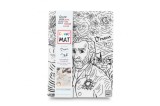 Plansa reutilizabila cu desene de colorat model Vincent Van Gogh Salvador Dali,30x40 cm