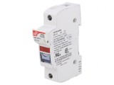 Clema Siguranțe Cilindrice 10,3x38mm Șină DIN 32A