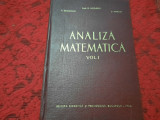 ANALIZA MATEMATICA (VOL.1) - M.NICOLESCU - E.D.P.,1966 RF20/0