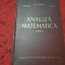 ANALIZA MATEMATICA (VOL.1) - M.NICOLESCU - E.D.P.,1966 RF20/0