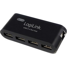 Hub USB 4-porturi 2.0 cu alimentare (negru)