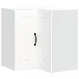 Dulap de colt de bucatarie &bdquo;Kalmar&rdquo; lemn prelucrat alb