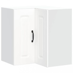 Dulap de colt de bucatarie &bdquo;Kalmar&rdquo; lemn prelucrat alb