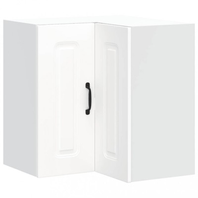 Dulap de colt de bucatarie &amp;bdquo;Kalmar&amp;rdquo; lemn prelucrat alb foto