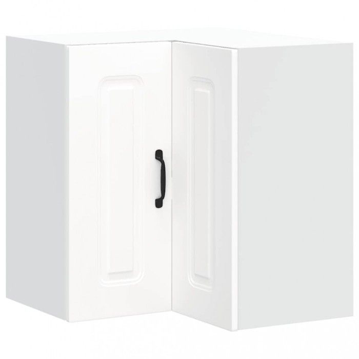 Dulap de colt de bucatarie &bdquo;Kalmar&rdquo; lemn prelucrat alb