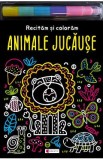 Animale jucause. Recitam si coloram