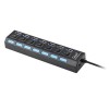 HUB USB 3.0 7 PORTURI REBEL