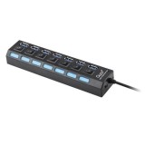 HUB USB 3.0 7 PORTURI REBEL