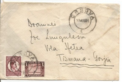 plic-Romania stampila orsova 1931 foto