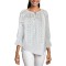 Bluza dama O25 alb/argintiu , marimea 2XL