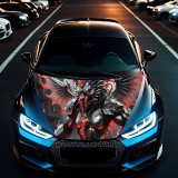 Folie Capota Auto &quot;Hood Art&quot; rezistenta la exterior, marime M (165 x 120cm) - Cod: AVX-CAPOTA-025M, AVEX