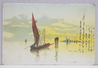 A.D XENOPOL CATRE ELIZA XENOPOL * , CARTE POSTALA ILUSTRATA , POLICROMA, CIRCULATA , CLASICA foto