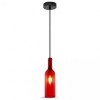 PENDUL TAVAN MODEL STICLA VIN CULOARE - ROSU, V-TAC