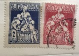 Timbre Roamnia Asistenta Sociala 1 leu si 50 bani