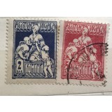 Timbre Roamnia Asistenta Sociala 1 leu si 50 bani