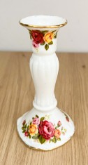 Sfesnic / Suport lumanare - gen Royal Albert - Cottage Rose foto