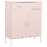 Gossi dulap de depozitare, roz, 80x35x101,5 cm, otel