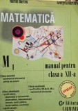 Marius Burtea - Matematica M1 - Manual pentru clasa a XIIa (Editia: 2002)