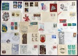 1954-1990 Lot de 100 FDC din toata lumea (22 de tari), plicuri prima zi la 50% din cota