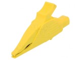 Bornă crocodil galbenă 32A 1kVDC 4mm