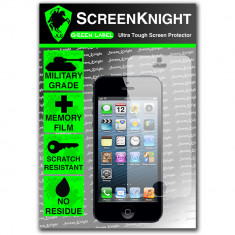 Folie Protectie Iphone 5C ScreenKnight Silicon MIlitar Husa Invizibila Full Body foto