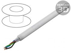 Cablu electric 1x0,5mm2 și 3x0,35mm2 OFC