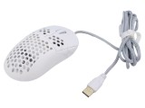 Mouse optic albă,roşie USB A fără fir,cu cablu 1,8m 600mAh