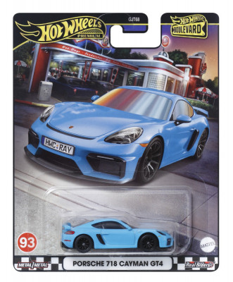 HOT WHEELS BOULEVARD MASINUTA METALICA PORSCHE 718 CAYMAN GT4 SCARA 1:64 SuperHeroes ToysZone foto