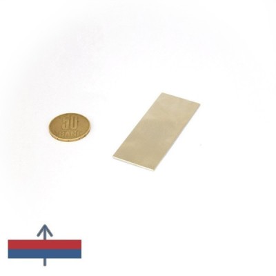 Magnet neodim bloc 64 x 25 x 1,3 mm foto