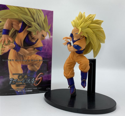 Figurina super saiyan 3 Goku dragon ball Z 17 cm anime foto