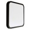 Plafoniera led 18w ip44 6500k alb rece - negru