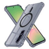 Husa Samsung Galaxy A56 5G Asteroid GSM Shockproof Clear Silicone MagSafe, fumuriu
