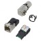 Mufă RJ45 Cat 6a Ecranat Aurit 8p8c