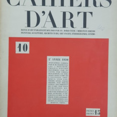 CAHIERS D' ART , ANUL 5, NR 10, 1930