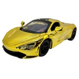 Macheta McLaren auriu 1:32 replica metal usi capota portbagaj functionale sunete si lumini