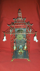 Sculptura cupru,pagoda, handmade, artizanat, idei cadou. foto