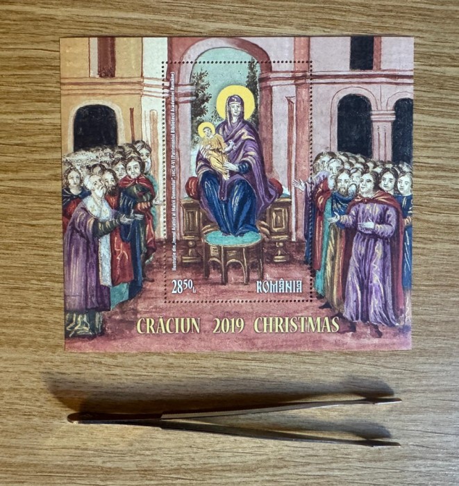 Craciun 2019, colita dantelata, LP 2261A