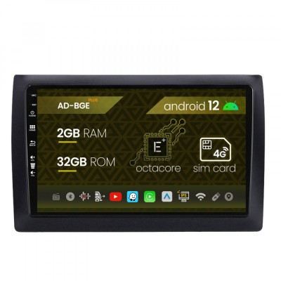 Navigatie Fiat Stilo Android 12, E-Octacore 2GB RAM + 32GB ROM, 9 Inch - AD-BGE9002+AD-BGRKIT356V2 foto