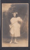 Foto tip Carte Postala Romania - tanara eleganta - foto atelier Mandy &amp; Loinay Bucuresti, Circulata, Fotografie