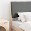 VidaXL Tăblie tapițată Gri &icirc;nchis 75 cm Lemn de pin masiv 879315