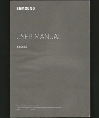 SAMSUNG 6 SERIES - MANUAL DE UTILIZARE / MANUALUL UTILIZATORULUI - USER SAMSUNG foto