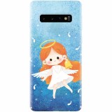 Husa silicon pentru Samsung Galaxy S10, Cute Angel