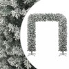 VidaXL Arcadă pom de Crăciun cu zăpadă pufoasă, 240 cm 345091