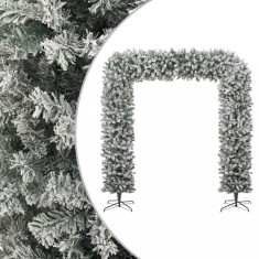 vidaXL Arcadă pom de Crăciun cu zăpadă pufoasă, 240 cm 345091