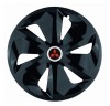 Set 4 Capace Roti Roco Negru R15, pentru Mitsubishi, Autohelix MSA